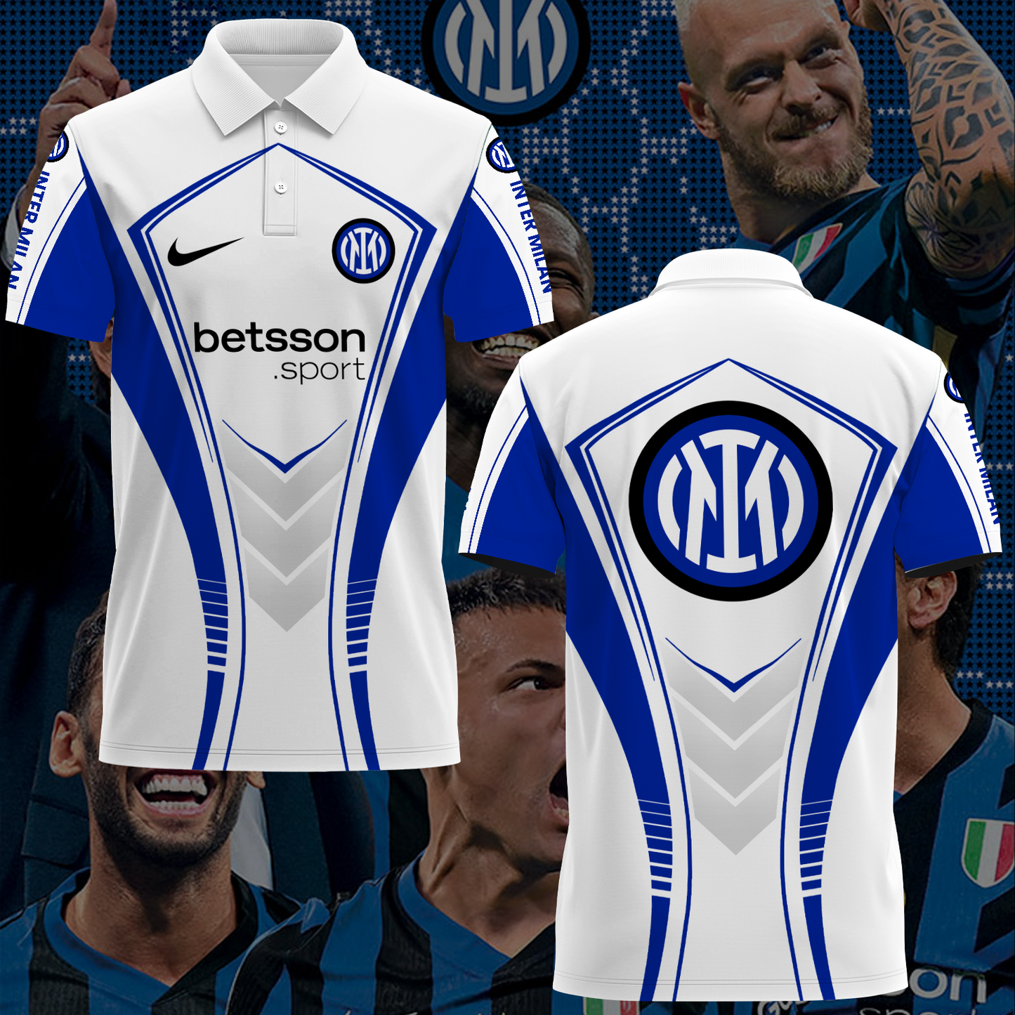 Inter Milan UEFA Champions League Final Polo Shirt TM NTA V7