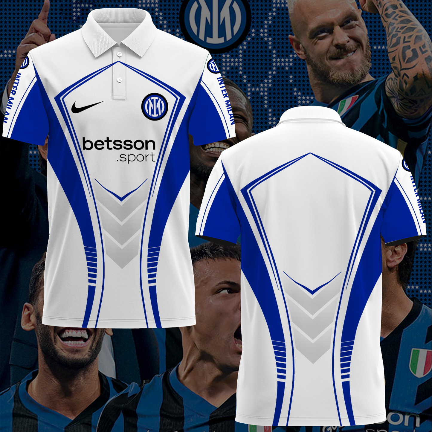 Inter Milan UEFA Champions League Final Polo Shirt TM NTA V8