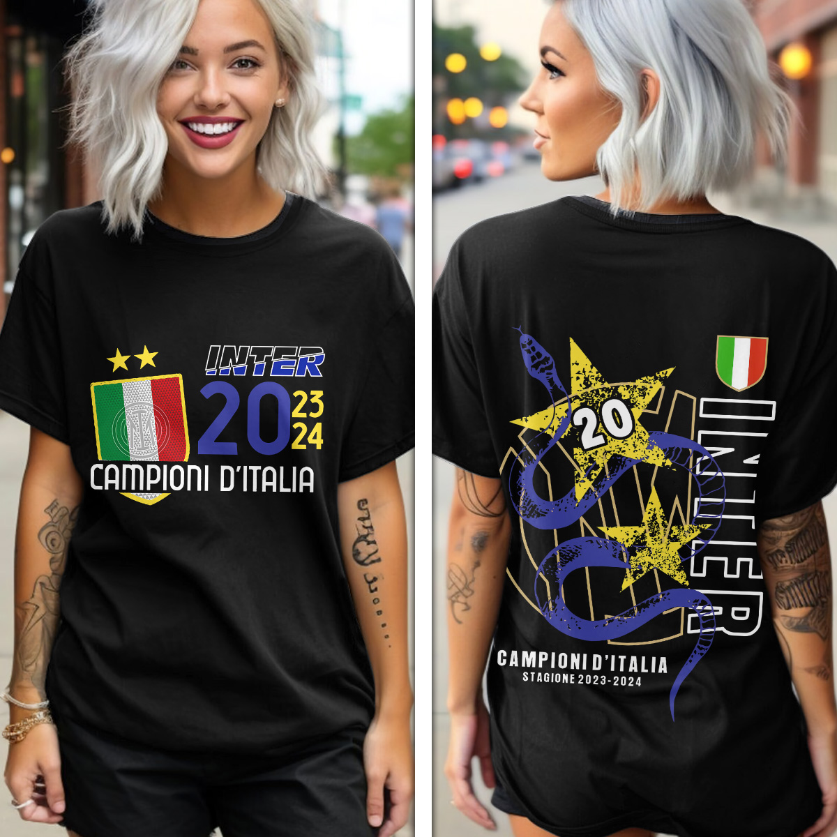 Inter Milan UEFA Champions League Final T-Shirt TM NTA V11