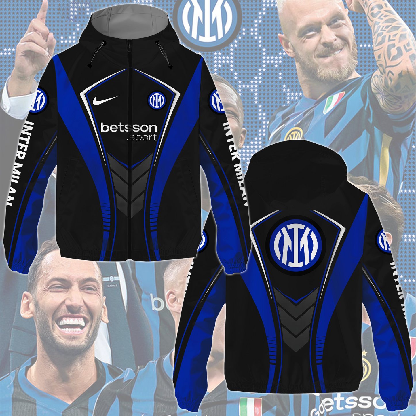 Inter Milan UEFA Champions League Final Winbreaker Jacket TM NTA V3