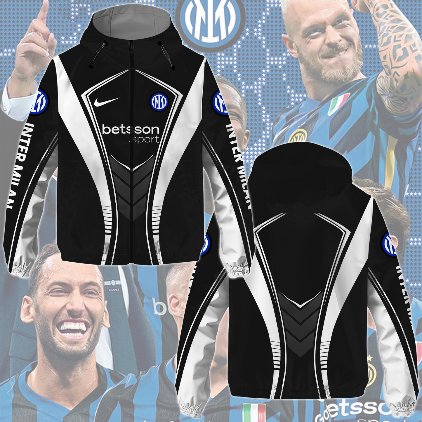 Inter Milan UEFA Champions League Final Winbreaker Jacket TM NTA V6