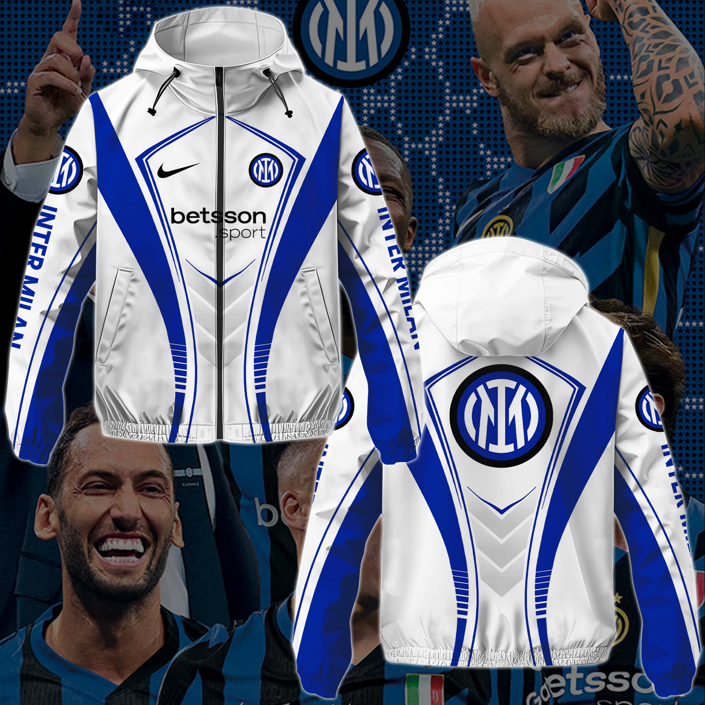 Inter Milan UEFA Champions League Final Winbreaker Jacket TM NTA V7