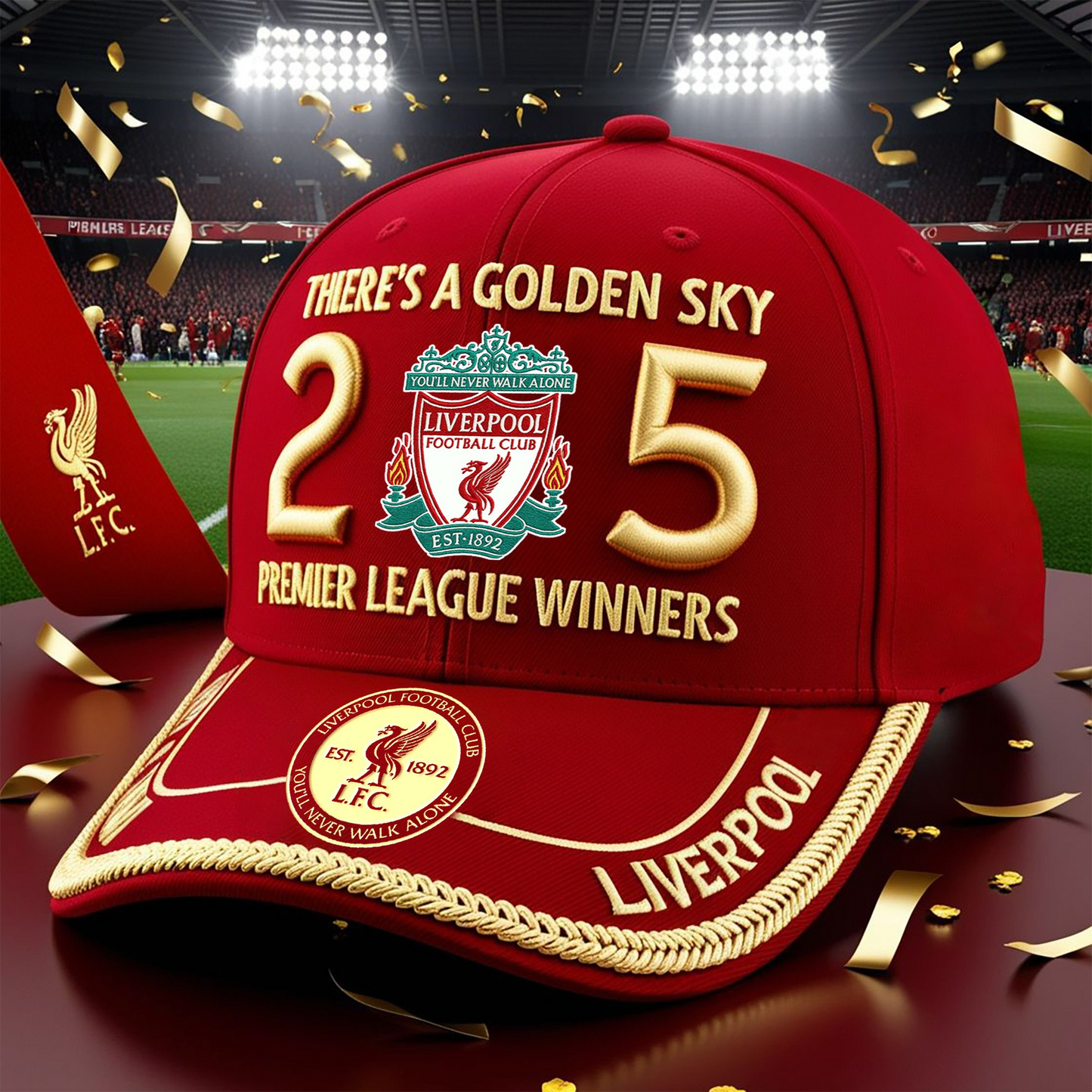 Liverpool FC Champions Premier League V11 Classic Cap DDTTTV