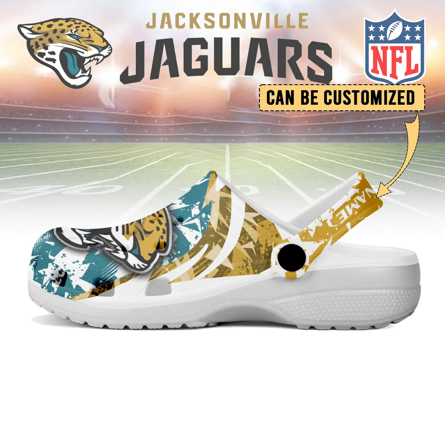 JAC x NFL Crocs Crocband Clogs Shoes DatND DVT