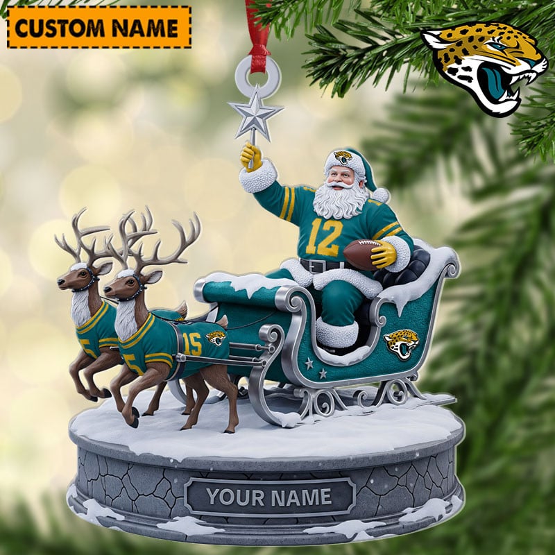 JJ NFL Personalized Christmas Ornament Gift For Family DDTNTL