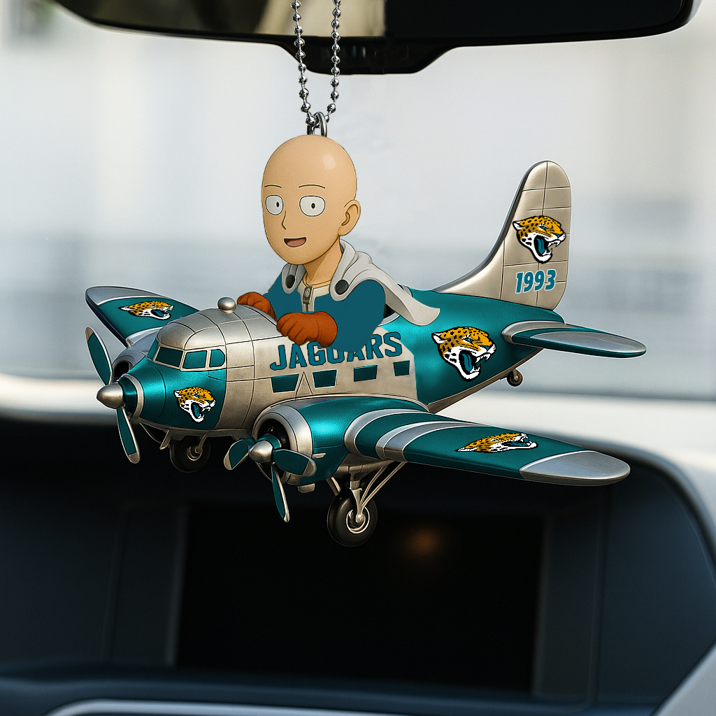 JJ NFL x One-Punch Man Premium Car Hanging Ornament DDT HLP
