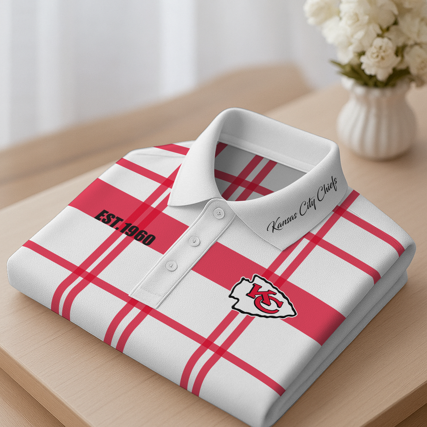 KC Premium NFL Polo Shirt DatND DVT