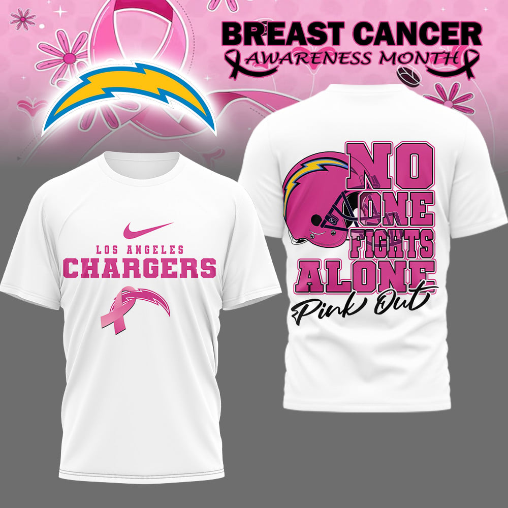 LAC x NFL Premium Breast Cancer October Shirt DDT NTL