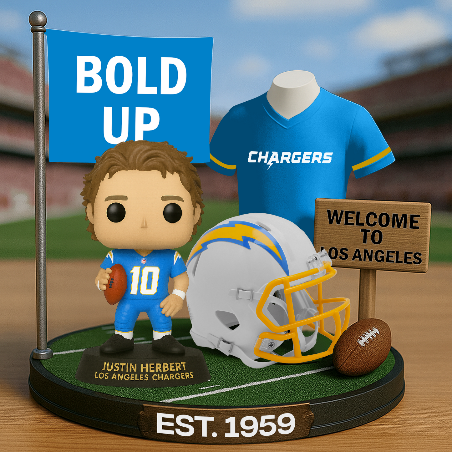 LAC x NFL Premium Commemorative Figure DatND DVT