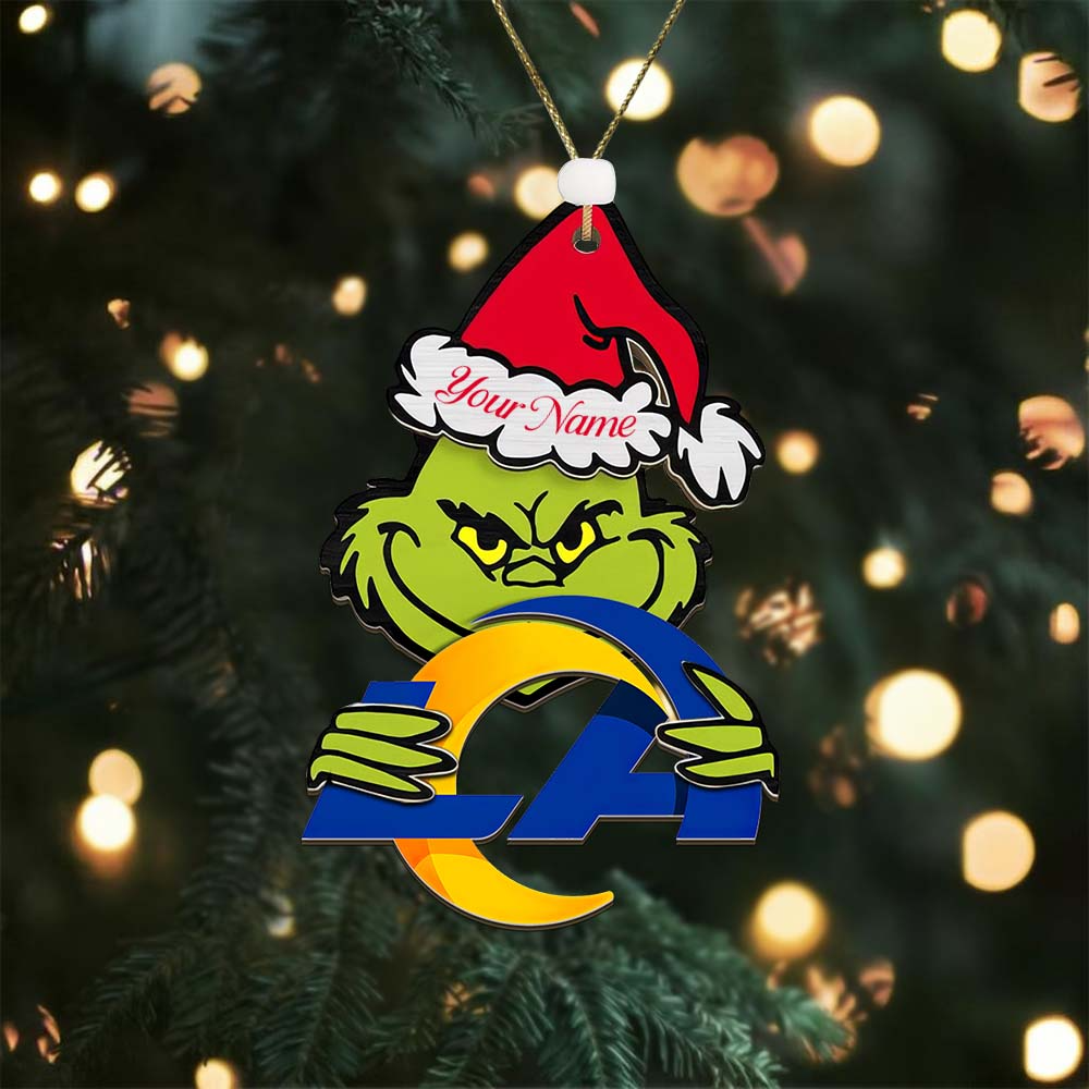 LAR NFL x Grin Christmas Ornament DDT HLP