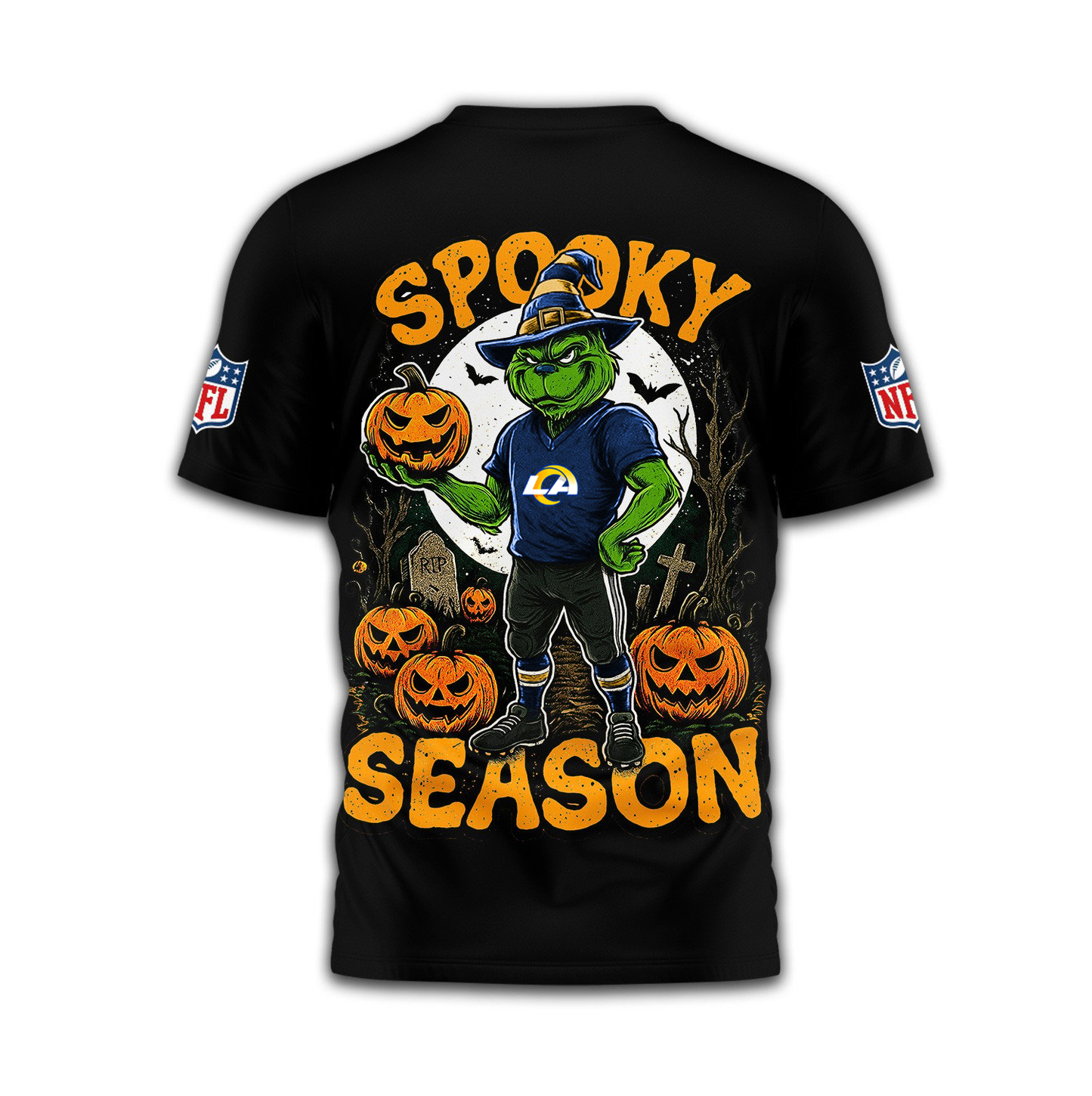 LAR Premium NFL Spooky Season 3D Shirt DDT CTND