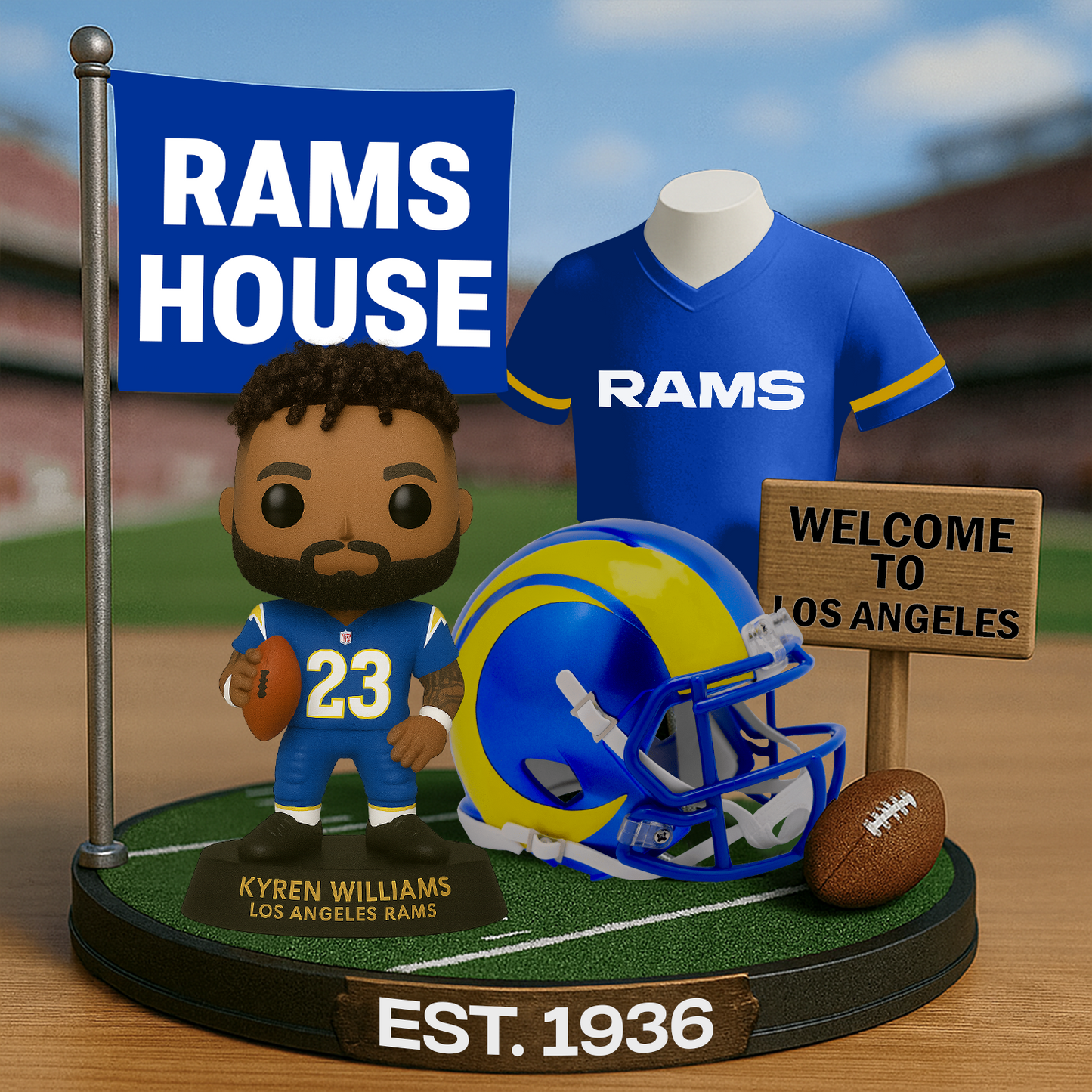 LAR x NFL Premium Commemorative Figure DatND DVT