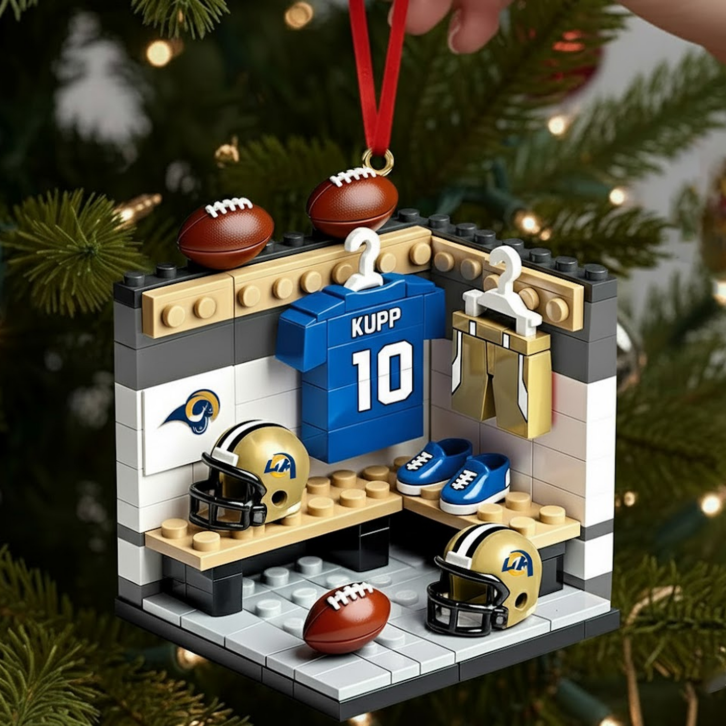LAR X NFL Sport Lover Ornament - Personalized Gift For Sport Lover Christmas Ornament NAK THUONGNH