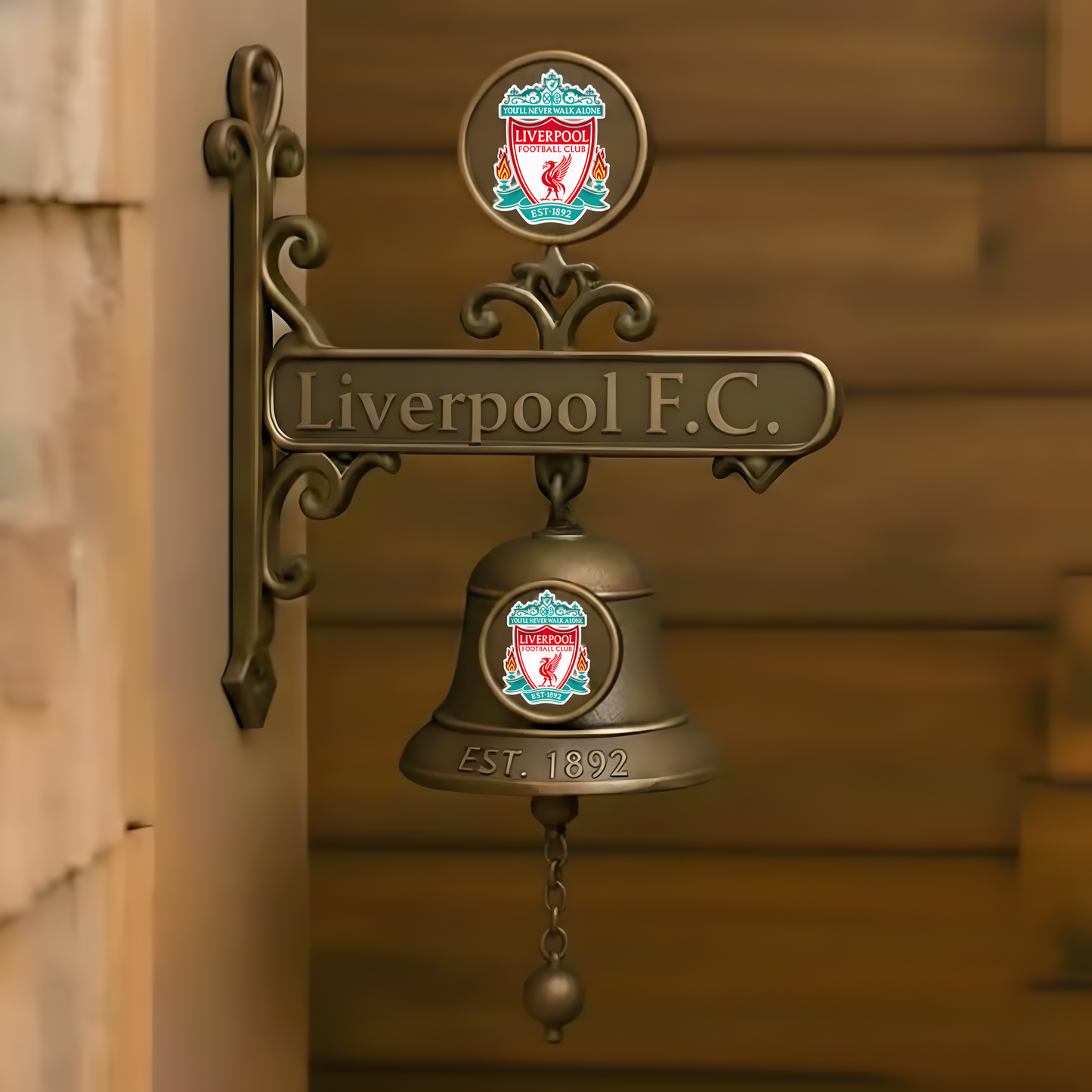 LIV X EPL Vintage Football Club Brass Bell V1 NAK NHT