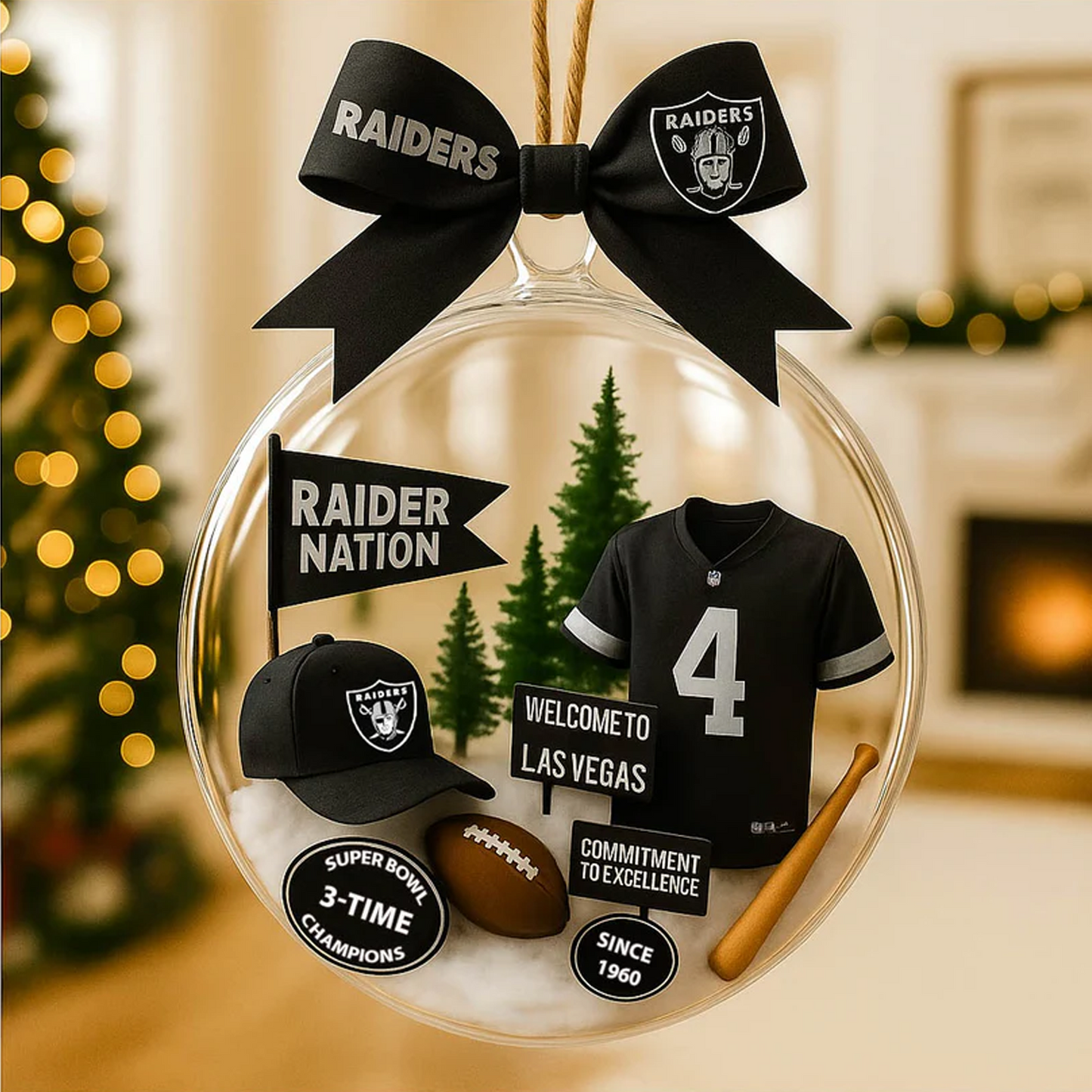 LV X NFL Baseball Team Christmas Tree and Uniform Pendant V1 NAK NHT