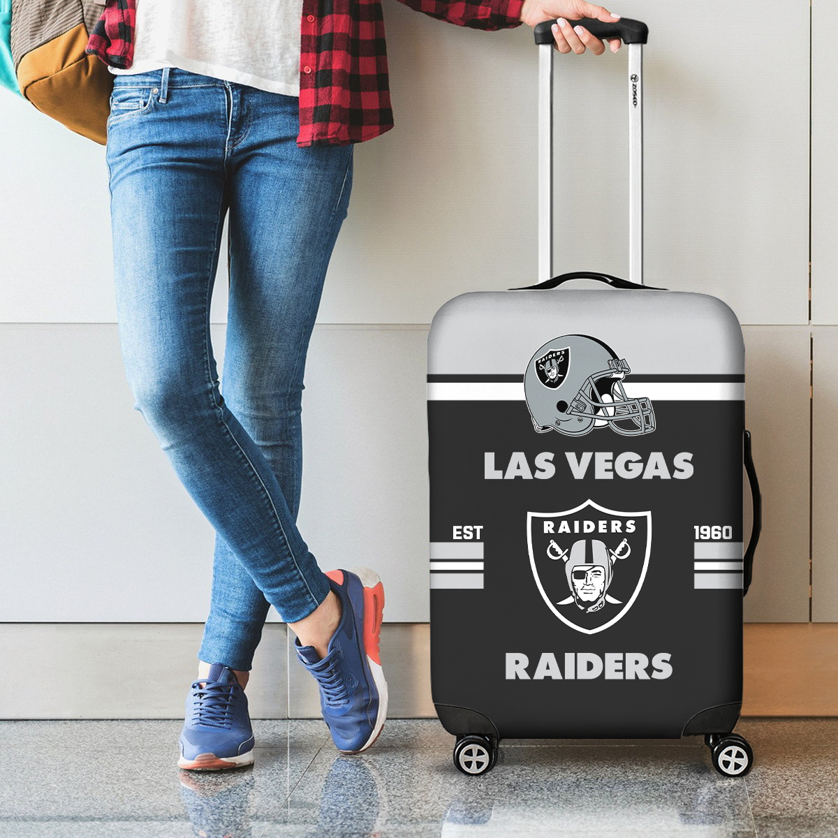 LVR NFL Luggage Cover Suitcase Protector DDT NTL