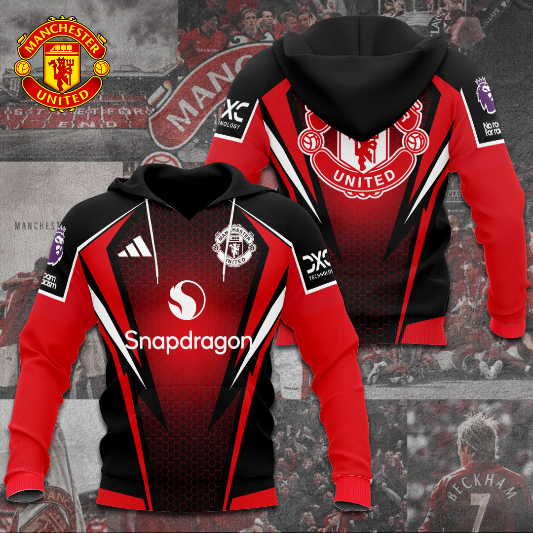 Manchester United F.C. UEFA Europa 2025 Hoodie TM NTA V6
