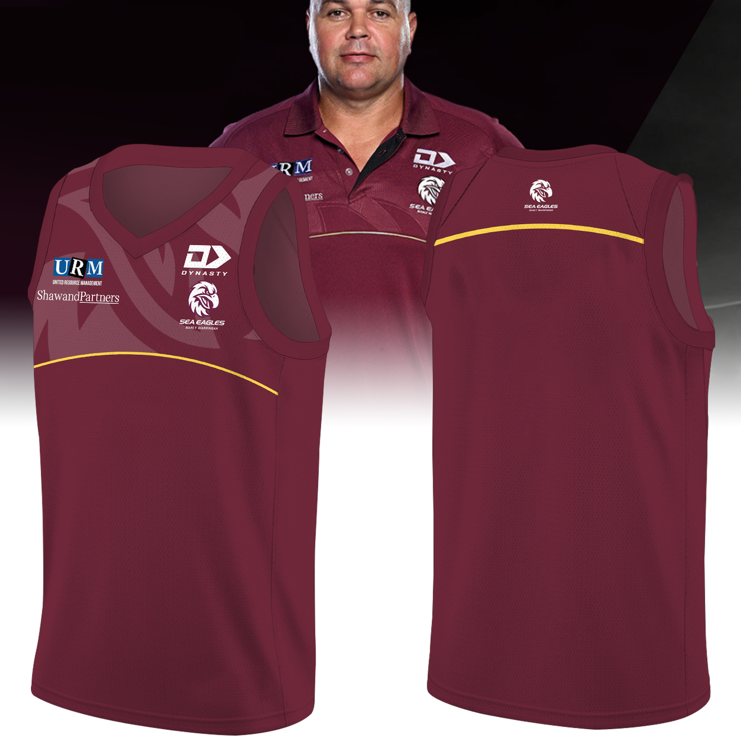 Manly Warringah Sea Eagles NRL Fear The Fortress Limited Edition BK Jersey TM V4