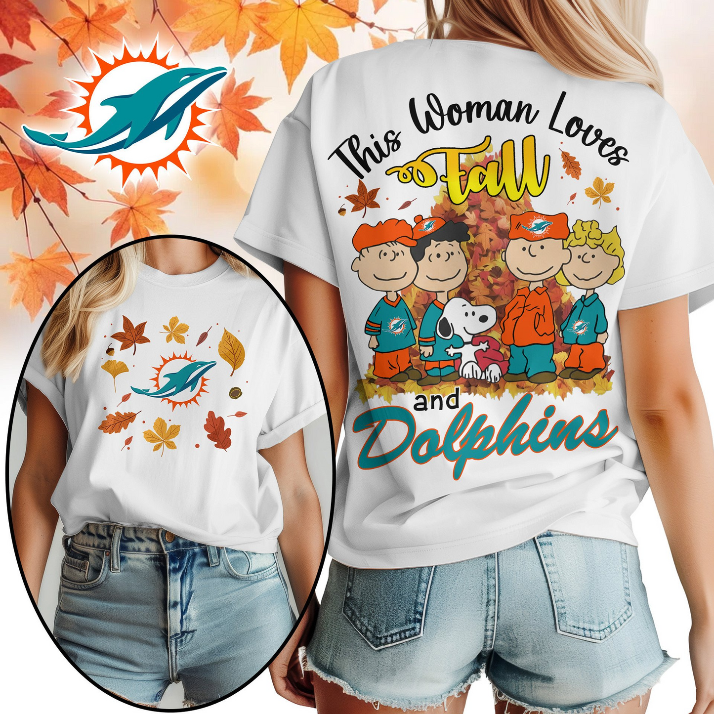 MD Premium NFL This Woman loves fall 3D Shirt DDT CTND