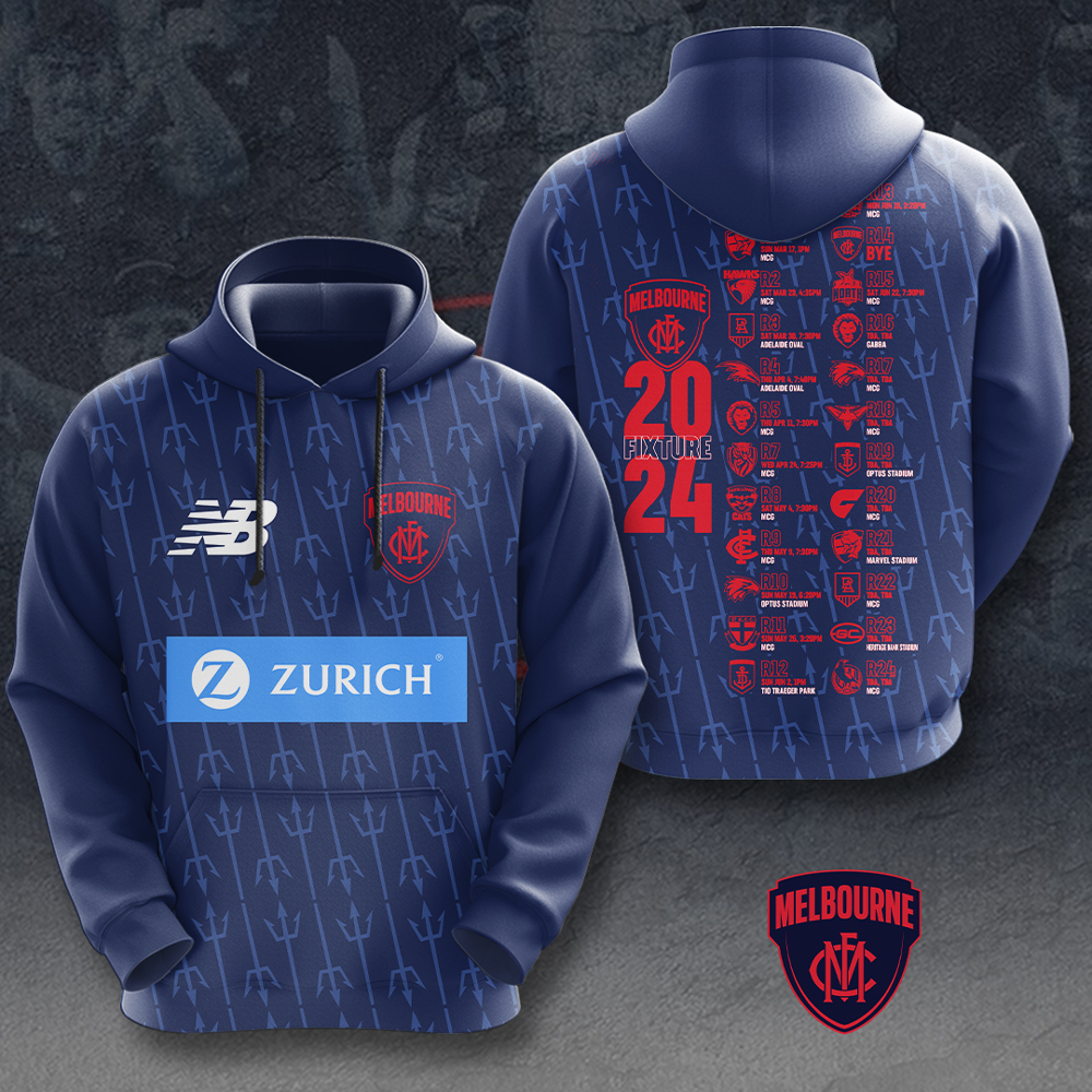 Melbourne Football Club AFL Limited Edition Hoodie TM V1