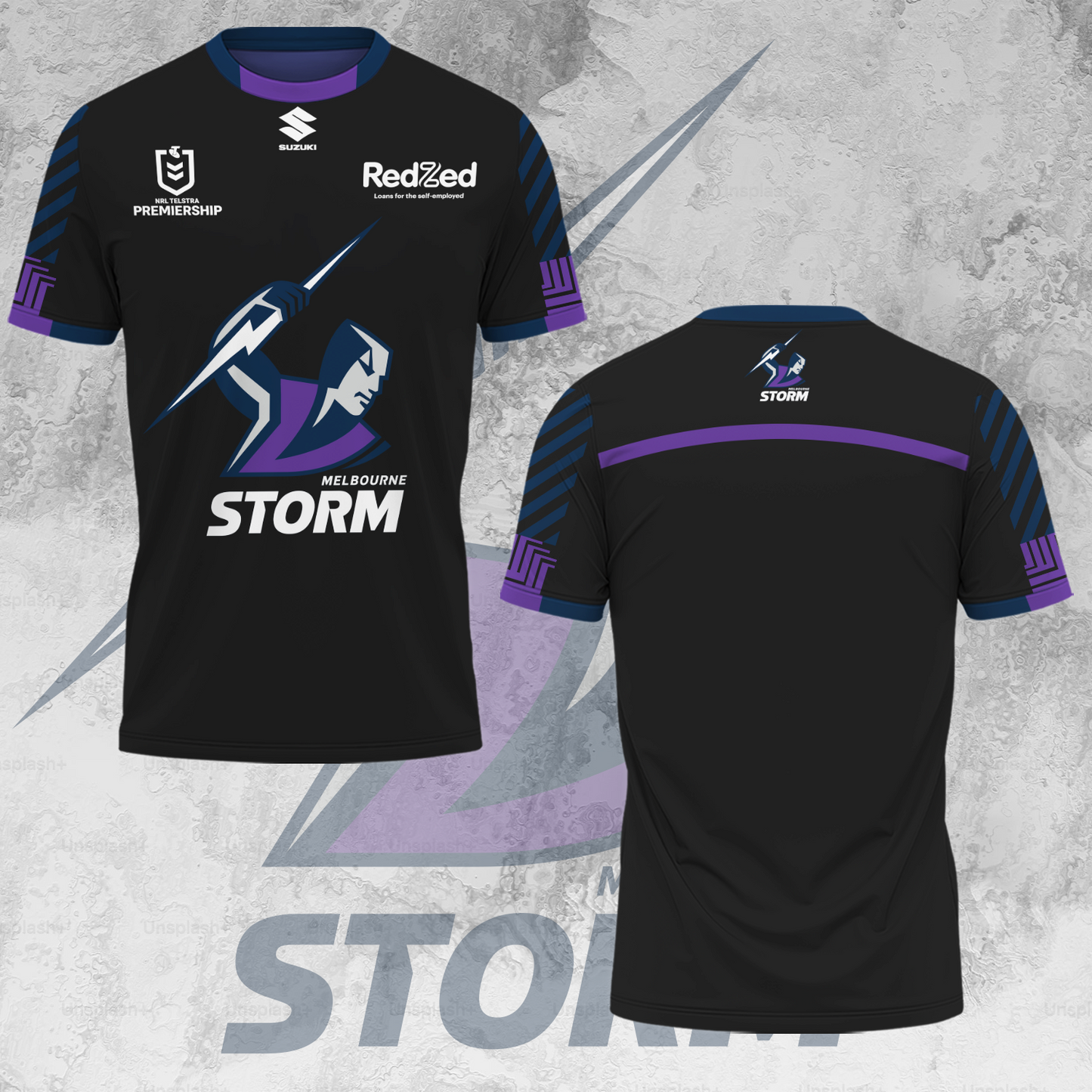 Melbourne Storm NRL 2025 Limited Edition T-Shirt TM V2