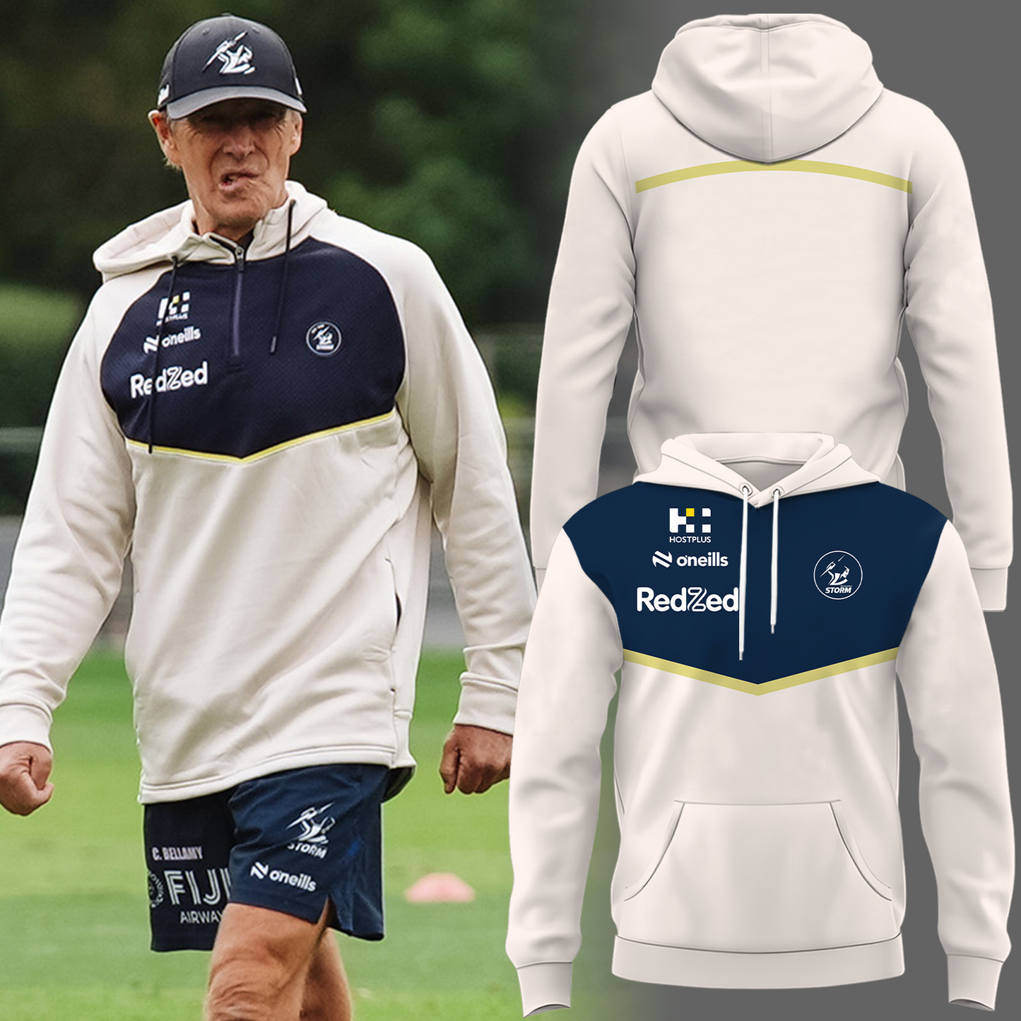 Melbourne Storm NRL Up Limited Edition Hoodie TM V2