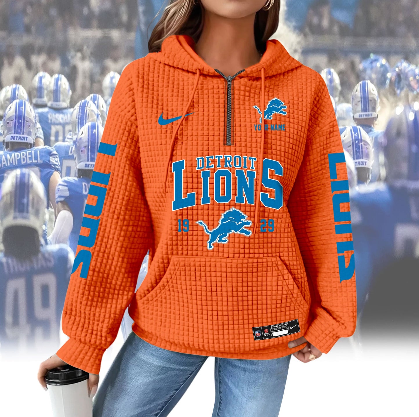 DL Premium NFL Waffle Hoodie DDT CTND