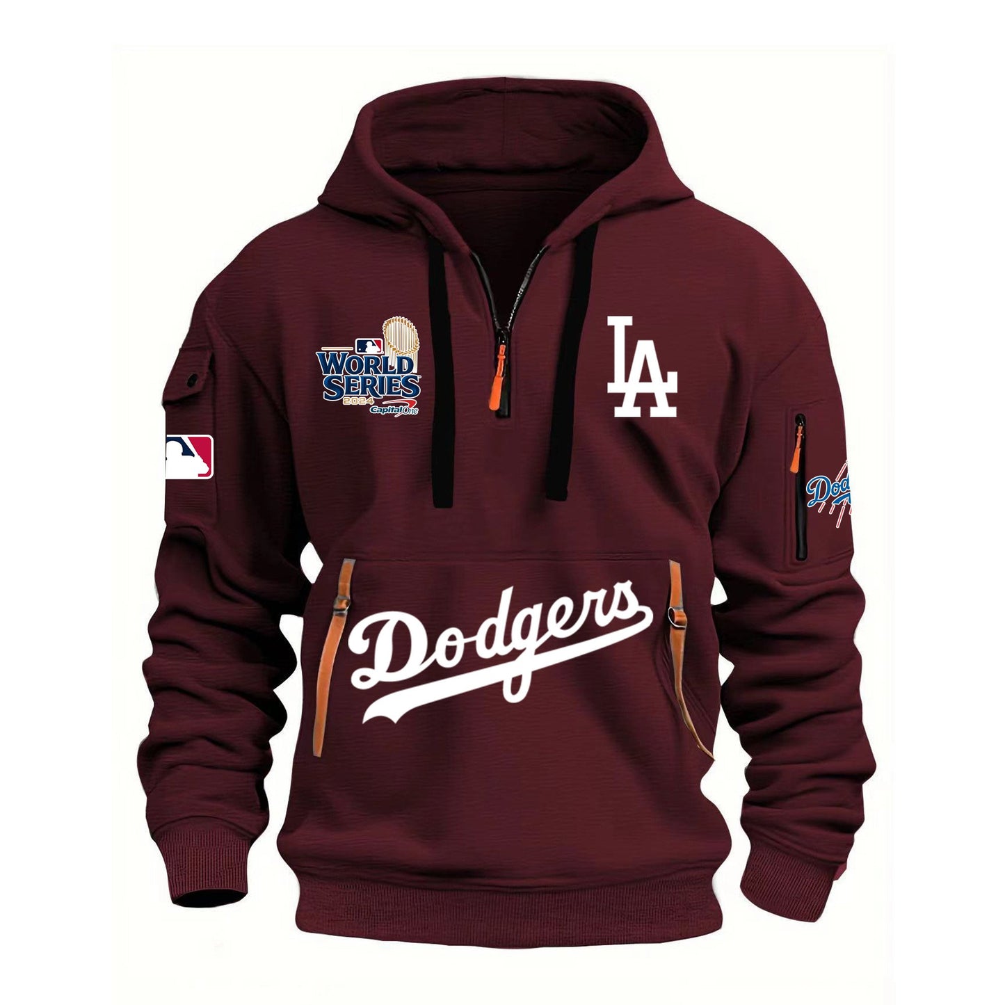 MLB x LAD World Series V2 Half Zipper Hoodie HLP
