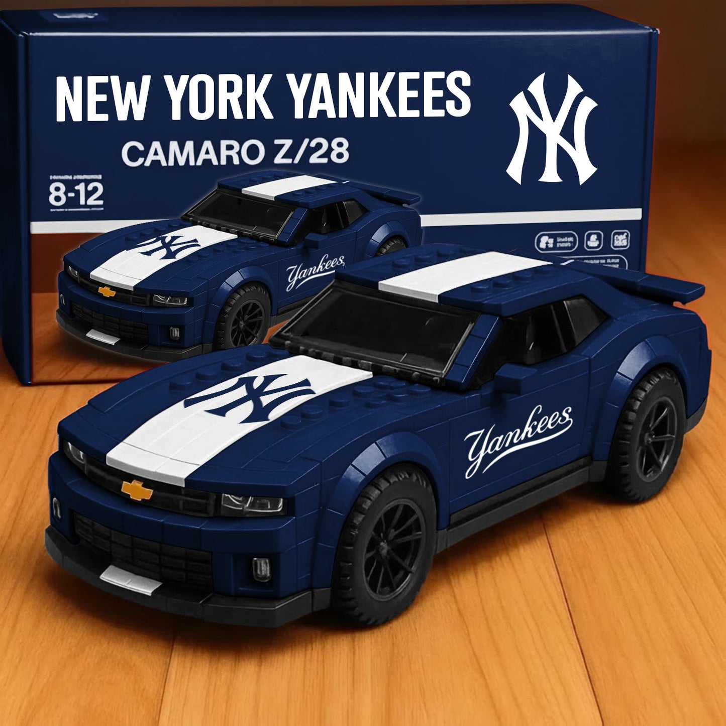 MLB x NYY Camaro Football Team Building Blocks V1 NAK NHM