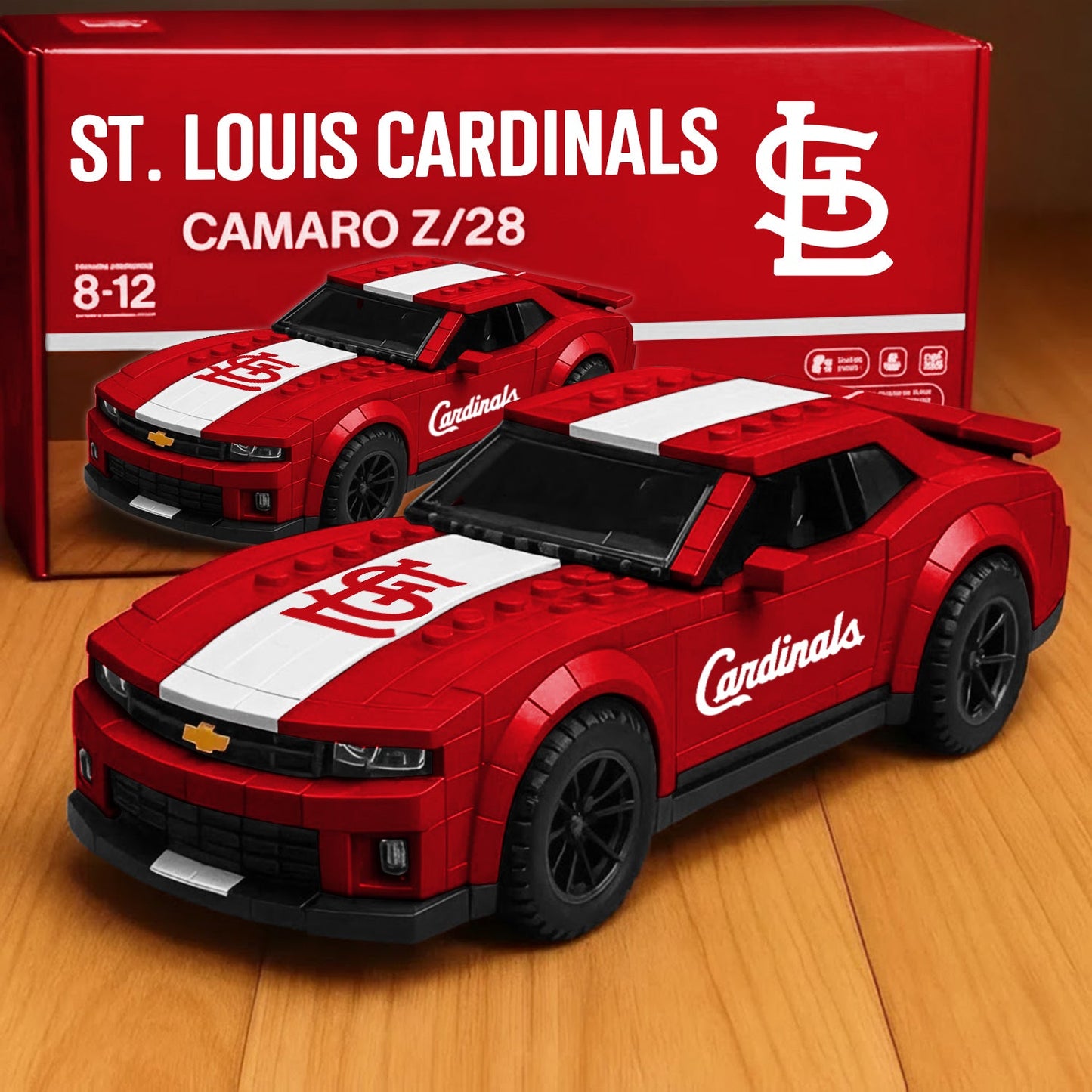 MLB x STL Camaro Football Team Building Blocks V1 NAK NHM