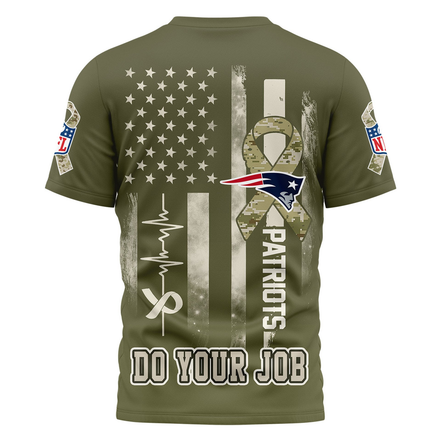 NEP Premium NFL Salute to Service Camo 3D Shirt DDT CTND