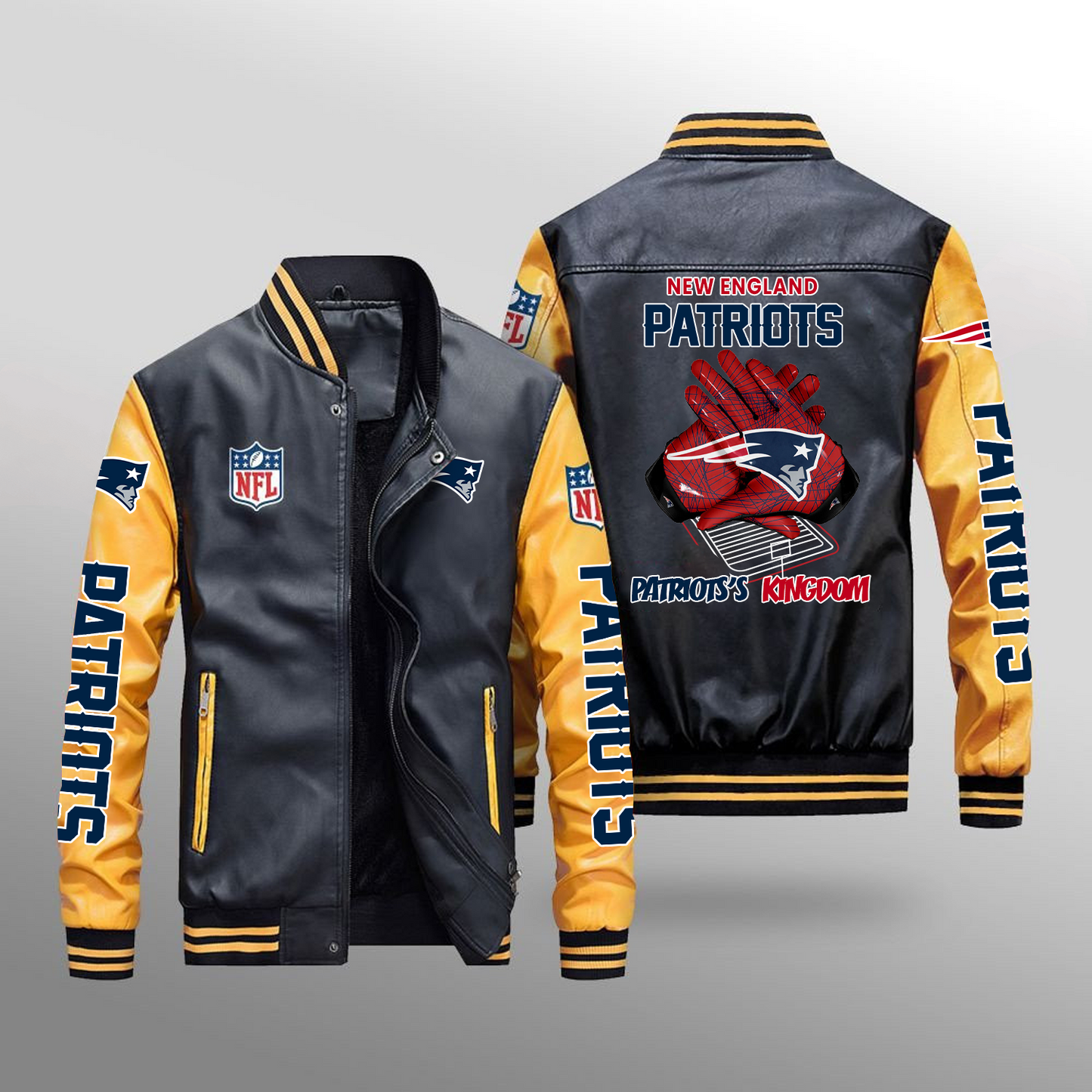 NEP x NFL Leather Bomber Jacket DATND TANTD