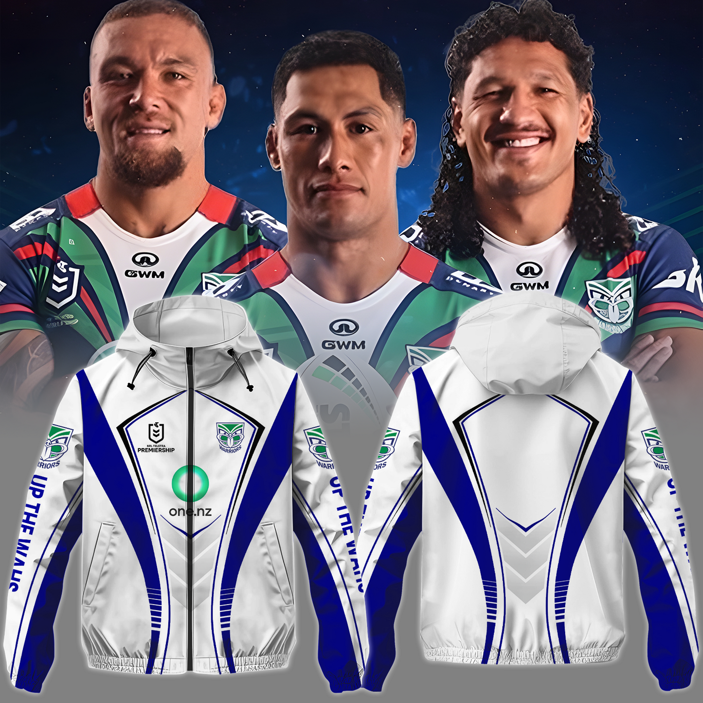 New Zealand Warriors 2 NRL 2025 Windbreaker Jacket TM NTA V1