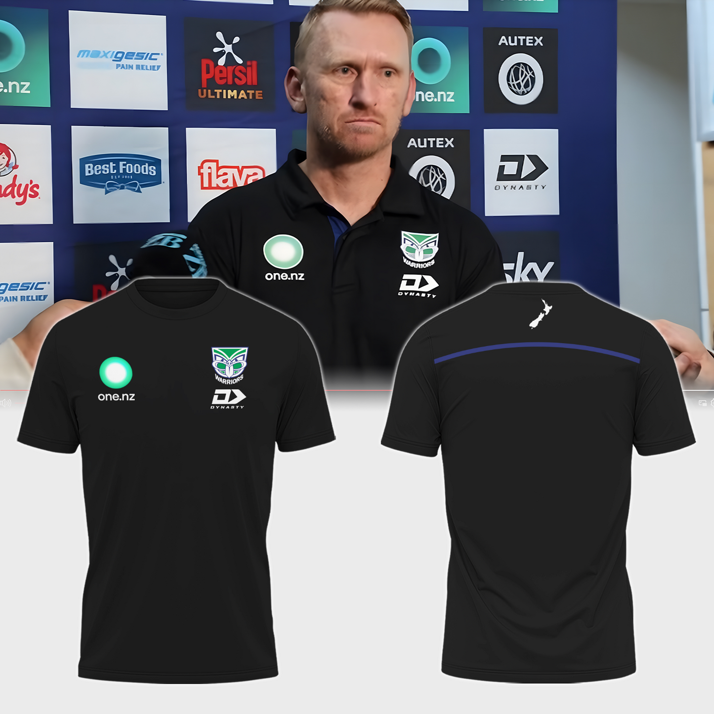 New Zealand Warriors NRL One Big Fan Limited Edition T-Shirt TM - You will save more when you buy the clothes and hat combo V2