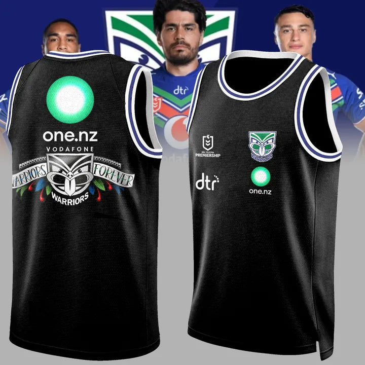New Zealand Warriors NRL Up The Wahs One NZ v2 Jersey TM