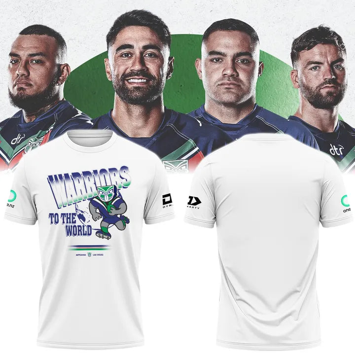 New Zealand Warriors NRL Up The Wahs V4 T-Shirt TM