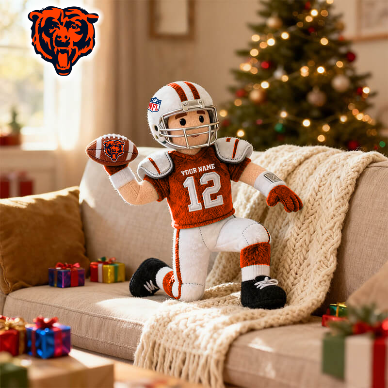 NFL CHI American football character-shaped pillows V1 NAK HLPHUONG