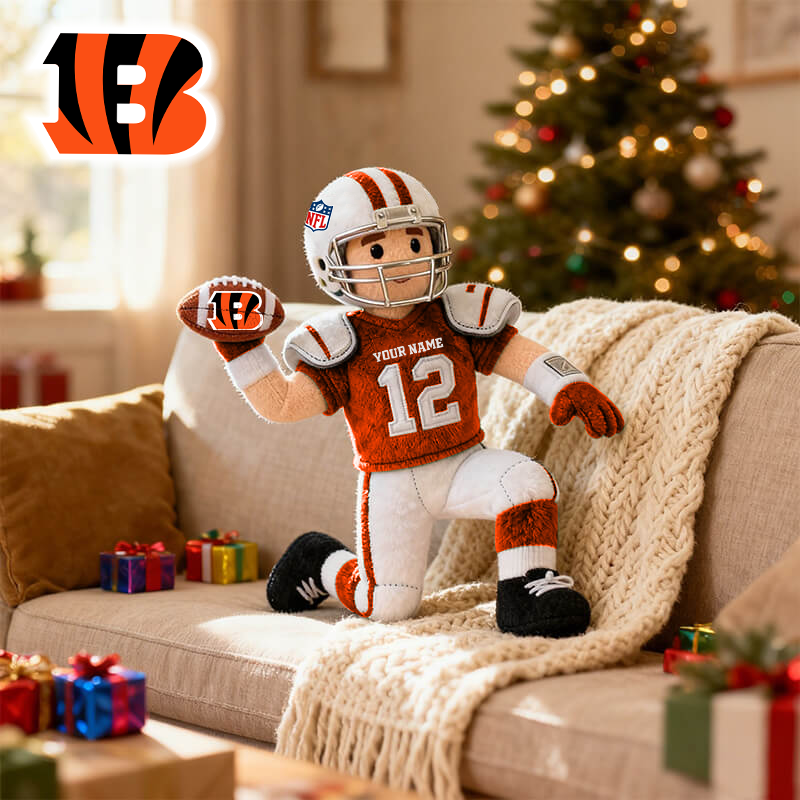 NFL CIN American football character-shaped pillows V1 NAK HLPHUONG