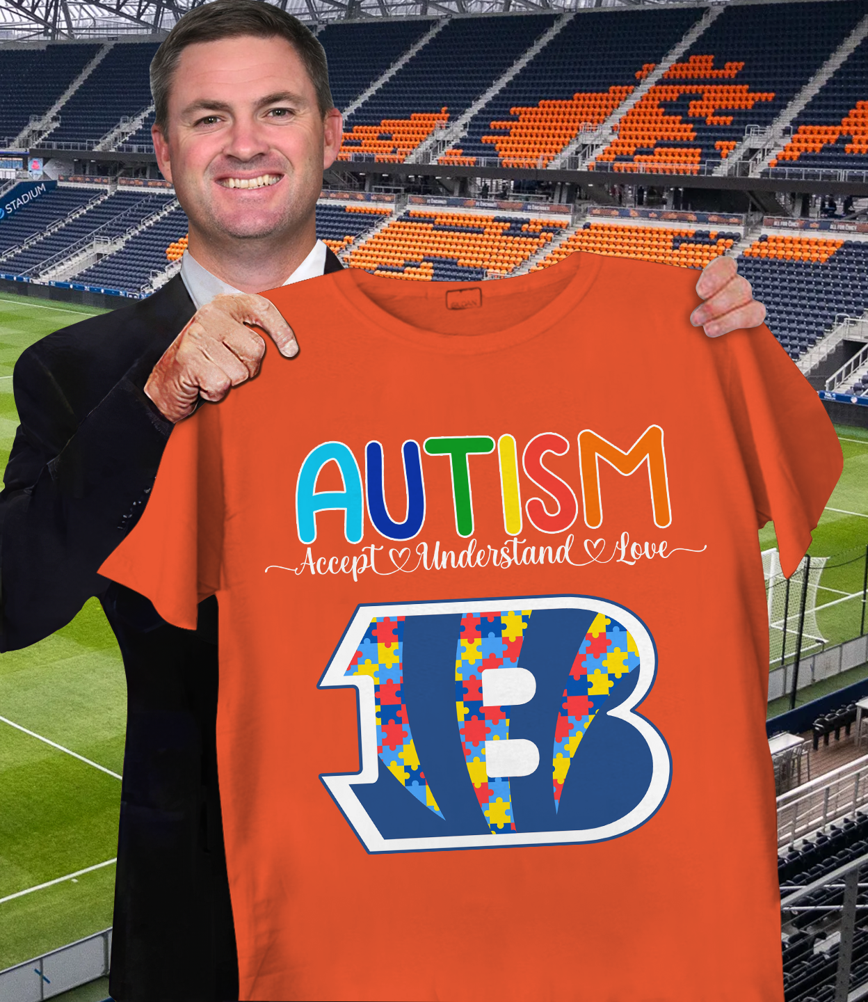 NFL Cincinnati Bengals Support Autism Shirt