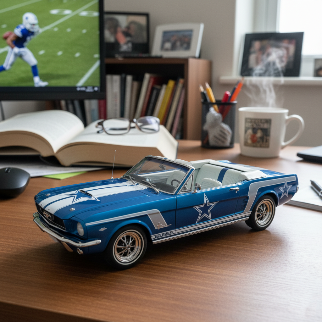 NFL DAL Team Car Models - Team-Livery Diecast Car Collectibles V1 NAK NHT
