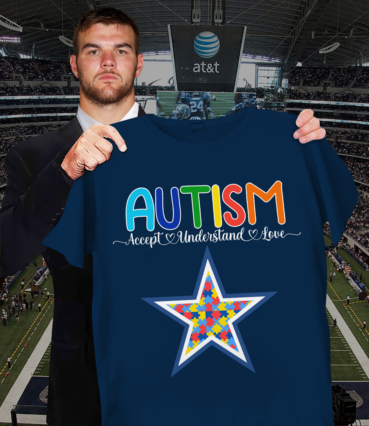NFL Dallas Cowboys Support Autism Shirt
