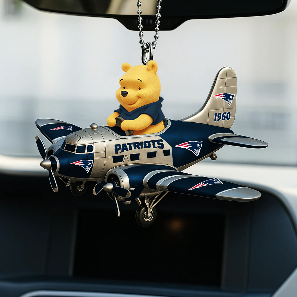 NFL NEP x Winnie The PH Premium Car Hanging Ornament DDT NTL