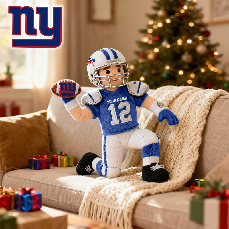 NFL NYG American football character-shaped pillows V1 NAK HLPHUONG