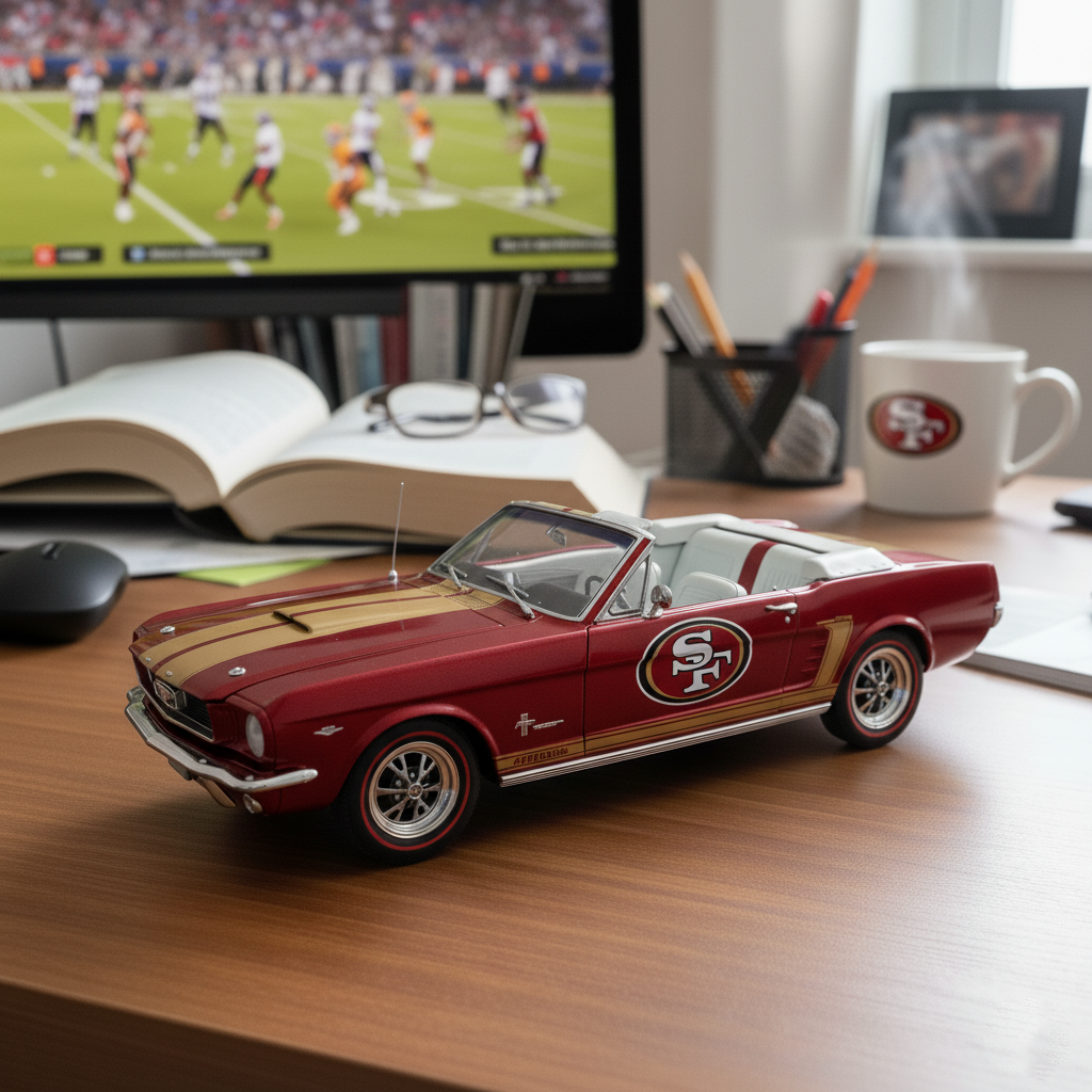NFL SF Team Car Models - Team-Livery Diecast Car Collectibles V1 NAK NHT