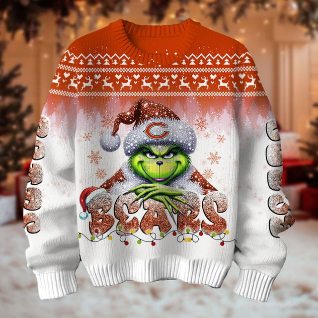 NFL x CB Merry Grinchmas Football Sweater V1 NAK