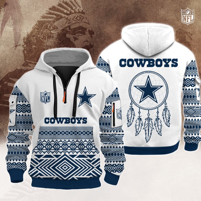 NFL x DAL Native Half-zip Hoodie HLP