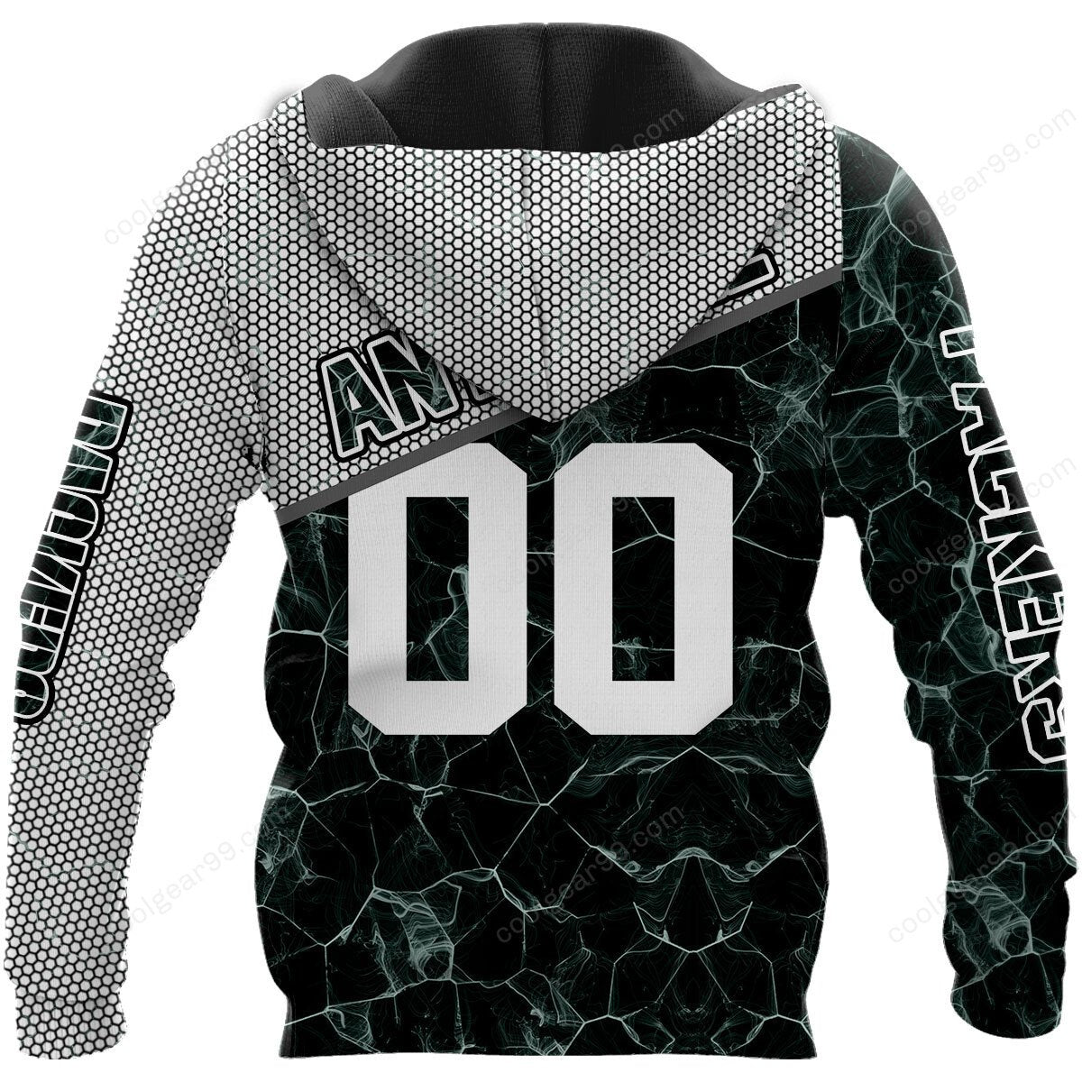 NFL x GB Electric Marble Personalized Hoodie HLP HLPHUONG