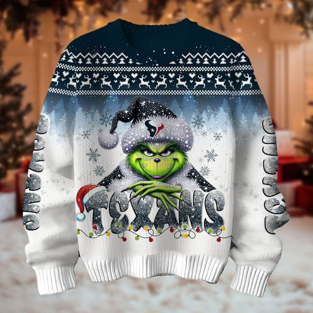 NFL x HT Merry Grinchmas Football Sweater V1 NAK