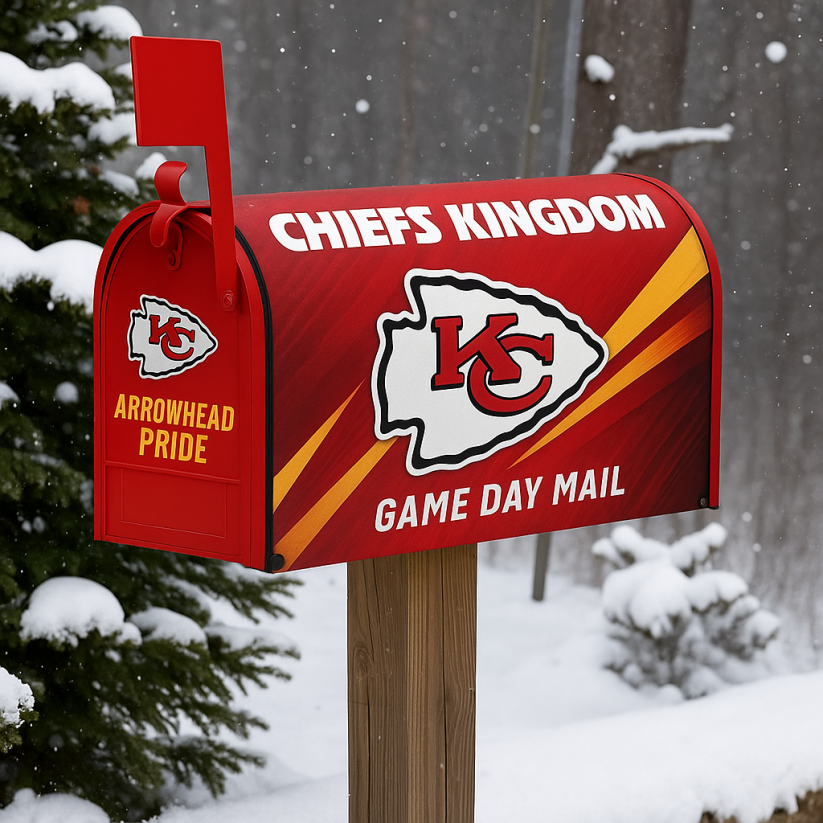 NFL x KC Rugby Outdoor Mailbox Decoration V1 NAK NHT