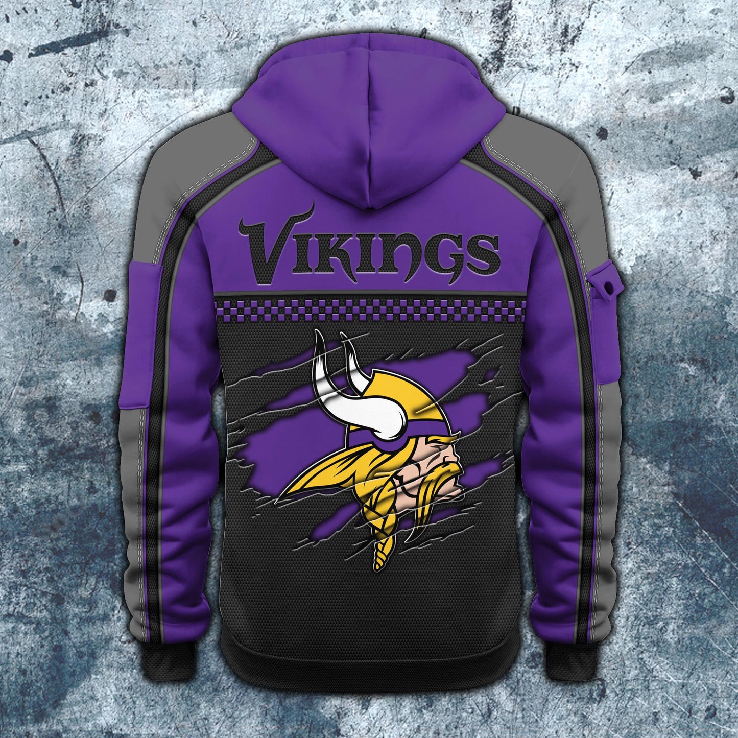 NFL x MIN Personalized Half-zip Hoodie HLP